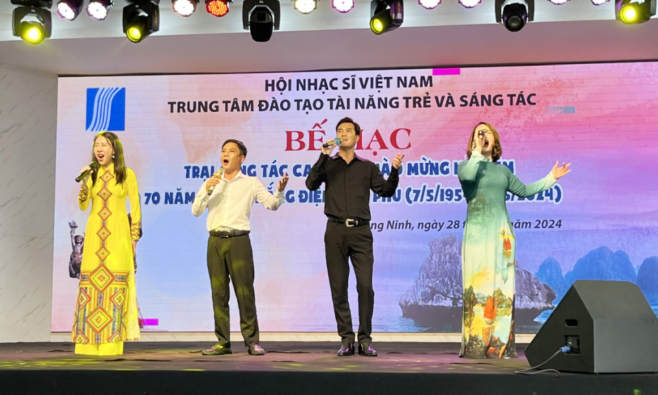 Bế mạc Trại sáng tác âm nhạc Quảng Ninh năm 2024