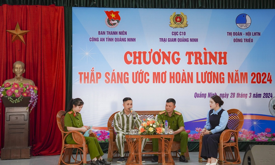 “Thắp sáng ước mơ hoàn lương” năm 2024 tại Trại giam Quảng Ninh