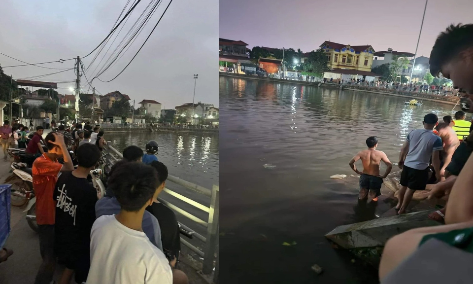 Tắm trong ao làng cùng nhóm bạn, nam sinh lớp 8 tử vong do đuối nước