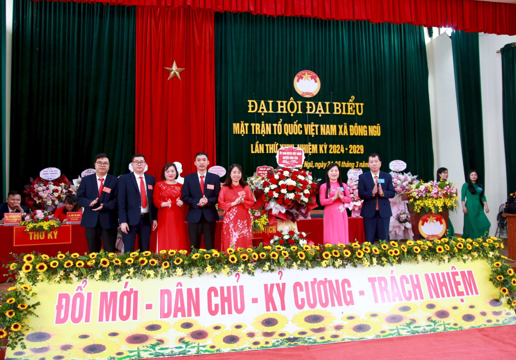 Đại hội đại biểu MTTQ Việt Nam xã Đông Ngũ nhiệm kỳ 2024-2029.