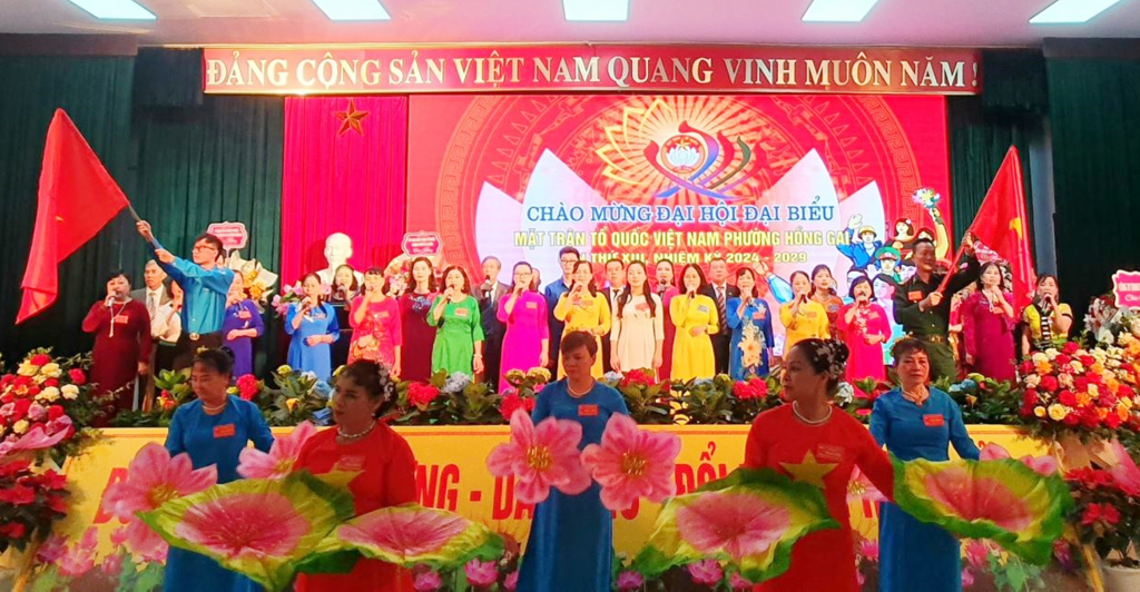 Đại hội đại biểu Mặt trận Tổ quốc Việt Nam phường Hồng Gai lần thứ XIII, nhiệm kỳ 2024 - 2029.