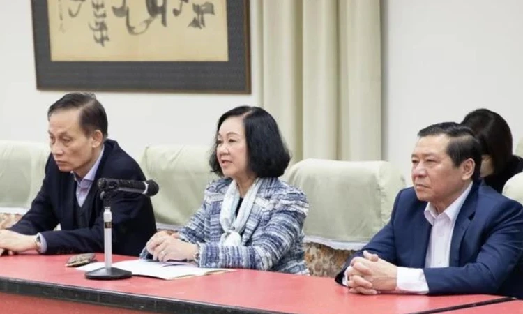 Thường trực Ban Bí thư Trương Thị Mai làm việc với các lãnh đạo cấp cao của Nhật Bản