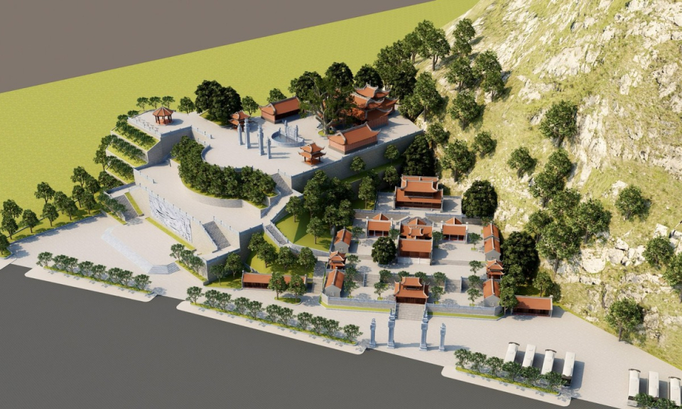 Hạ Long: Xây dựng quảng trường khu văn hoá núi Bài Thơ và tôn tạo đền Đức Ông Trần Quốc Nghiễn