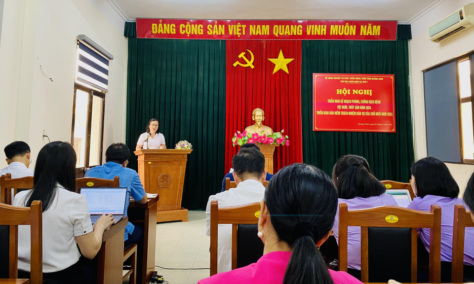 Triển khai phòng, chống dịch bệnh vật nuôi, thủy sản năm 2024