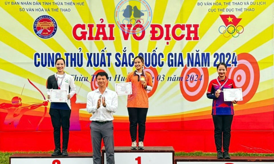 Quảng Ninh đoạt 3 HCV, phá 1 kỷ lục Quốc gia Giải vô địch Cung thủ xuất sắc Quốc gia 2024