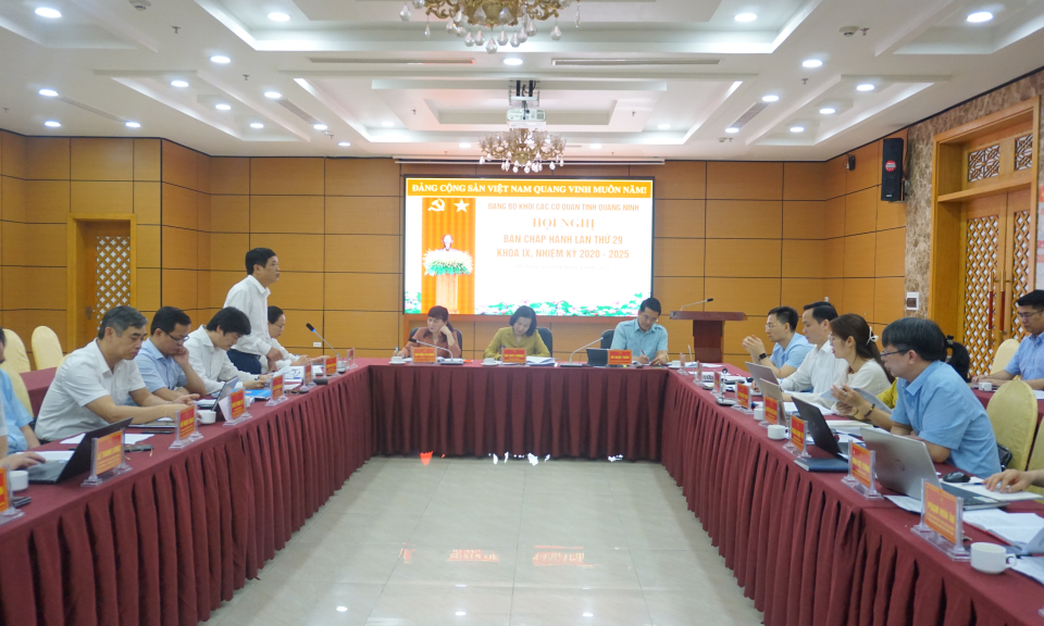 Đảng bộ Khối các cơ quan tỉnh triển khai công tác quý II/2024