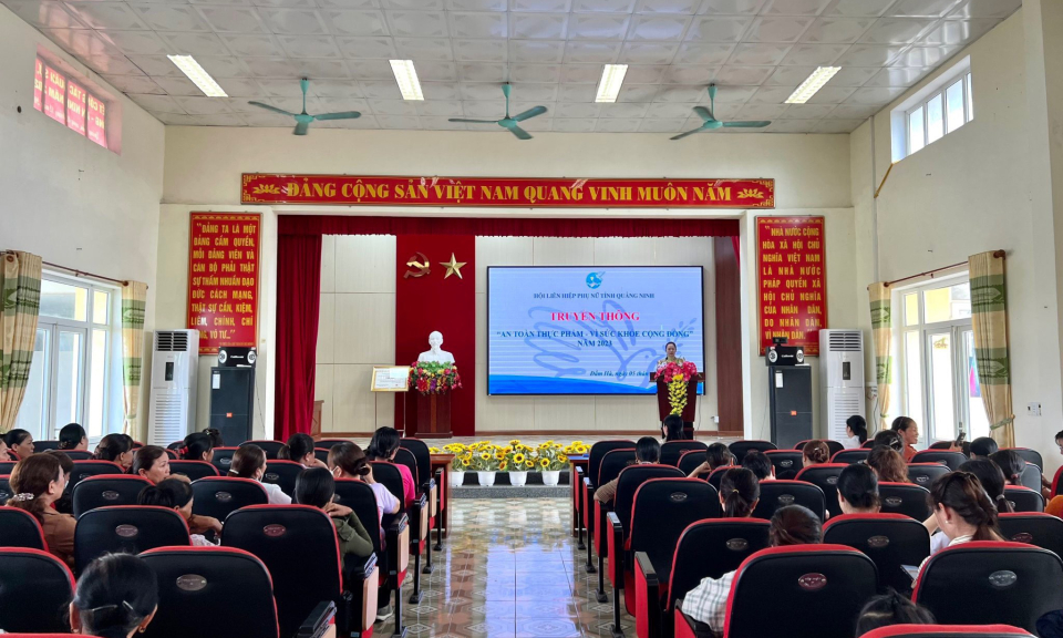 Phát huy vai trò của phụ nữ trong công tác đảm bảo vệ sinh ATTP