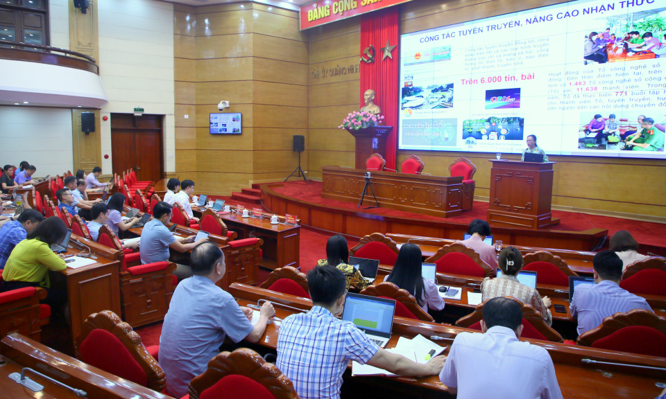 Hội nghị báo cáo viên cấp tỉnh tháng 4 năm 2024