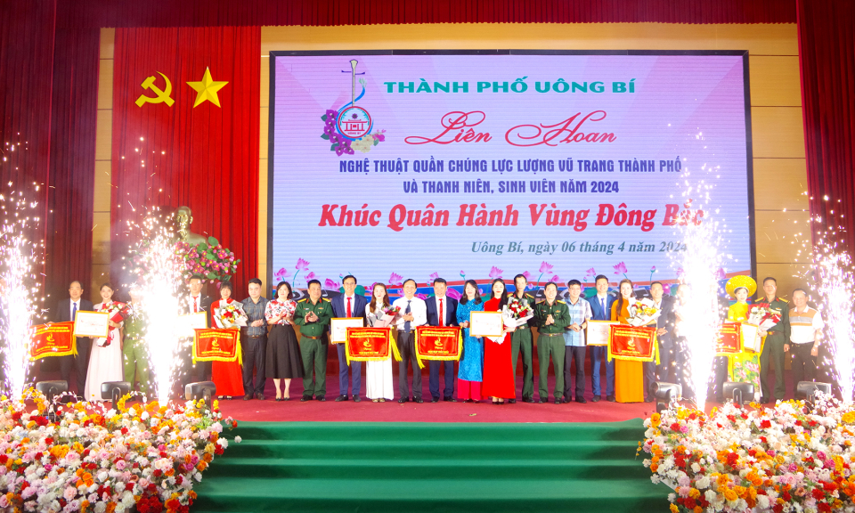 Thành phố Uông Bí: Sôi nổi Liên hoan nghệ thuật quần chúng lực lượng vũ trang và thanh niên, sinh viên năm 2024