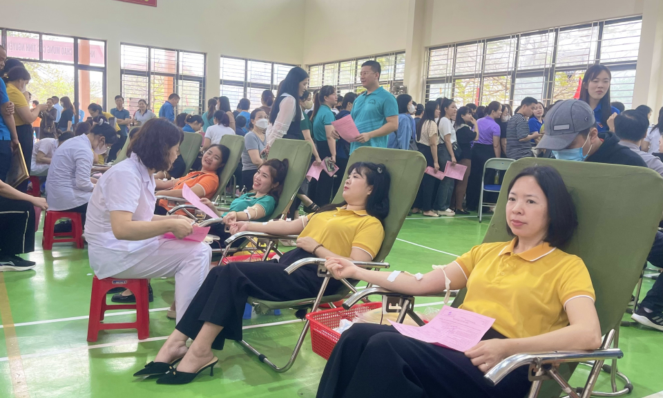 Hải Hà: Ngày hội hiến máu tình nguyện đợt 1 năm 2024
