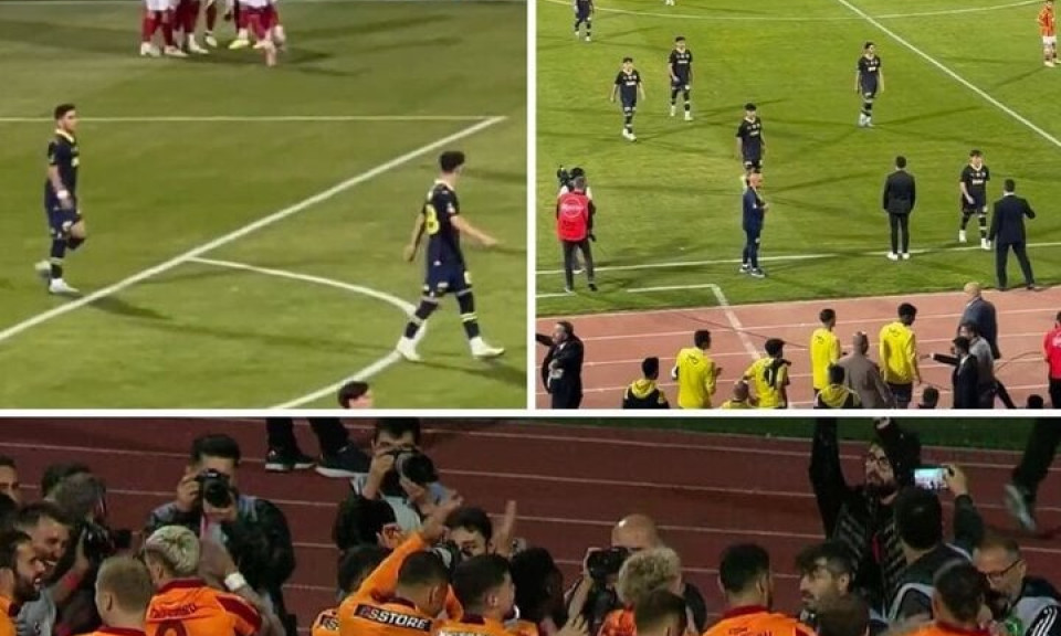 Bê bối mới ở Thổ Nhĩ Kỳ: Fenerbahce bỏ trận tranh Siêu cúp sau một phút