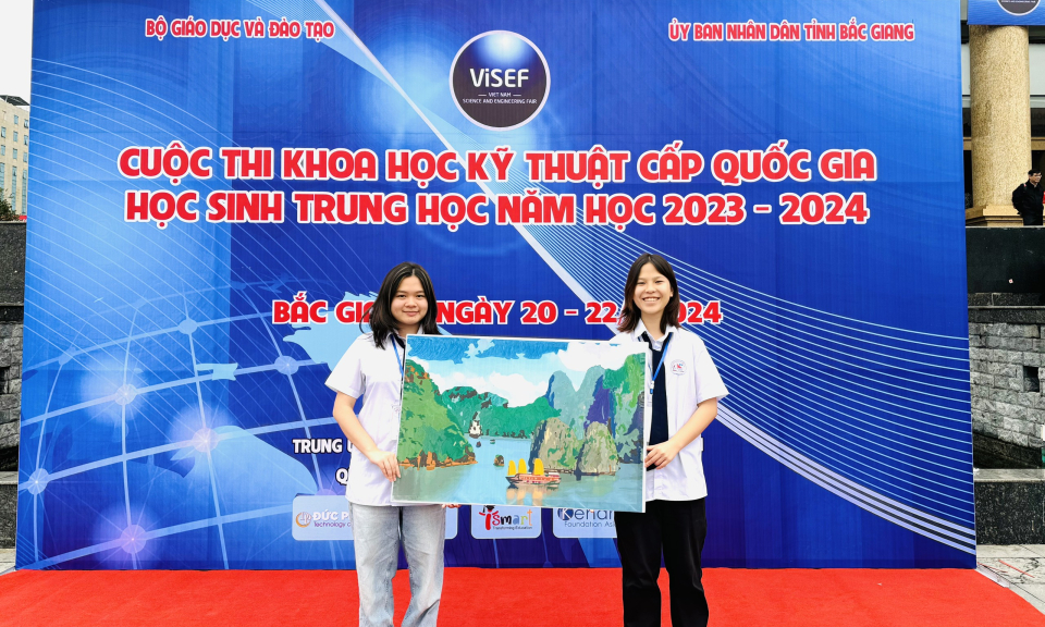 Học sinh THPT Chuyên Hạ Long đoạt giải Nhì Cuộc thi Khoa học, Kỹ thuật cấp quốc gia