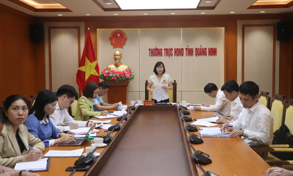 Ban Kinh tế - Ngân sách HĐND tỉnh họp thảo luận các nội dung trình Kỳ họp 18, HĐND tỉnh