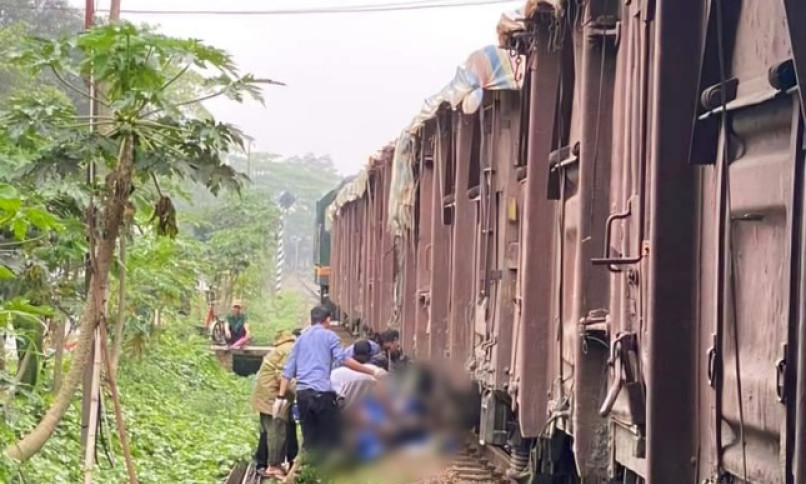 Băng qua đường sắt, người đàn ông bị tàu hỏa đâm tử vong tại Yên Bái