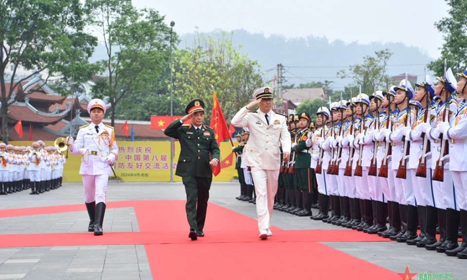 Giao lưu hữu nghị quốc phòng biên giới Việt Nam - Trung Quốc lần thứ 8 chính thức bắt đầu
