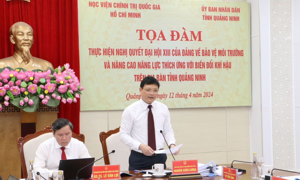 Tọa đàm bảo vệ môi trường và nâng cao năng lực thích ứng với biến đổi khí hậu trên địa bàn tỉnh Quảng Ninh