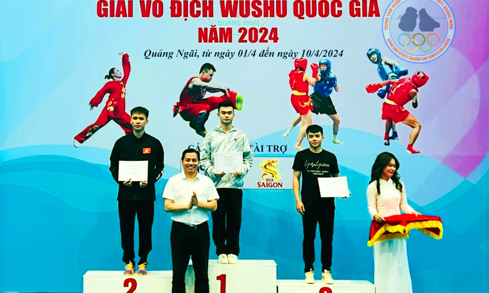 Quảng Ninh giành 2 HCV tại Giải Vô địch Wushu quốc gia 2024
