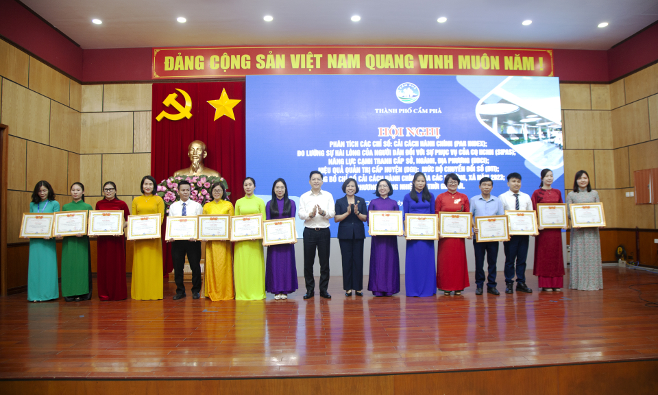 Cẩm Phả: Phân tích các chỉ số cải cách hành chính