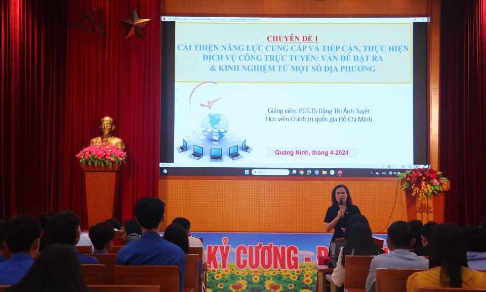 Tọa đàm và tập huấn cải thiện ứng dụng dịch vụ công trực tuyến tại huyện Vân Đồn