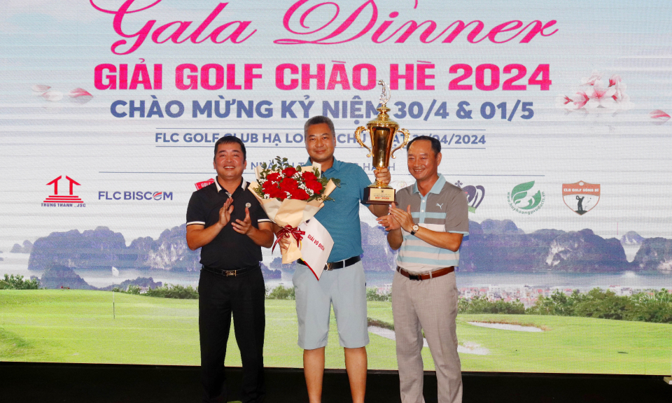 Golf thủ Hoàng Trung Thông vô địch giải Golf Chào hè 2024