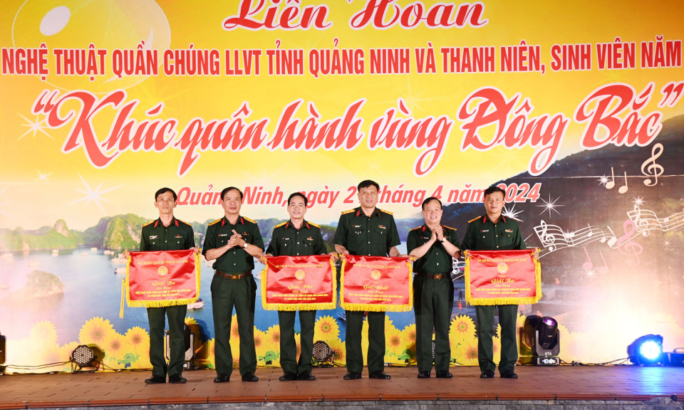 Ban CHQS TP Hạ Long đạt giải Nhất Liên hoan nghệ thuật quần chúng LLVT tỉnh và thanh niên, sinh viên