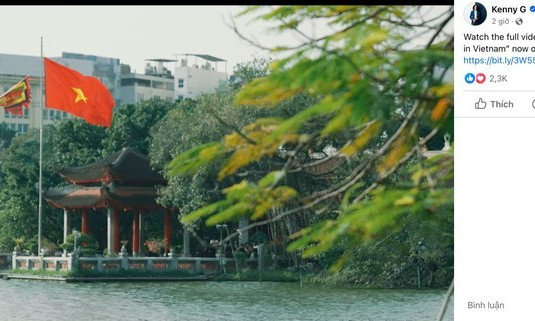 Saxophonist Kenny G shares Nhan Dan Newspaper-released music video on Vietnam tourism