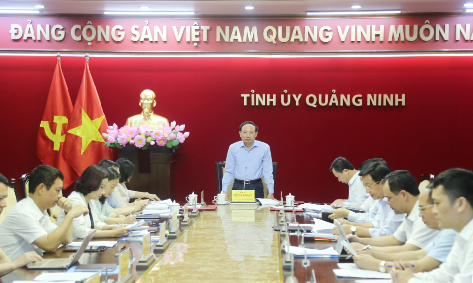 Hội nghị giao ban Thường trực Tỉnh ủy