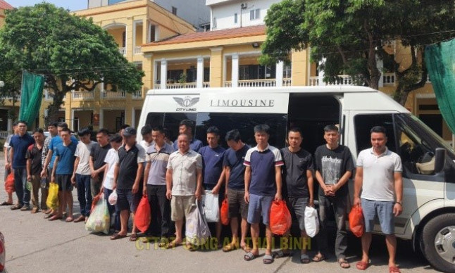 Công an tỉnh Thái Bình khởi tố 22 bị can về tội đánh bạc, tổ chức đánh bạc