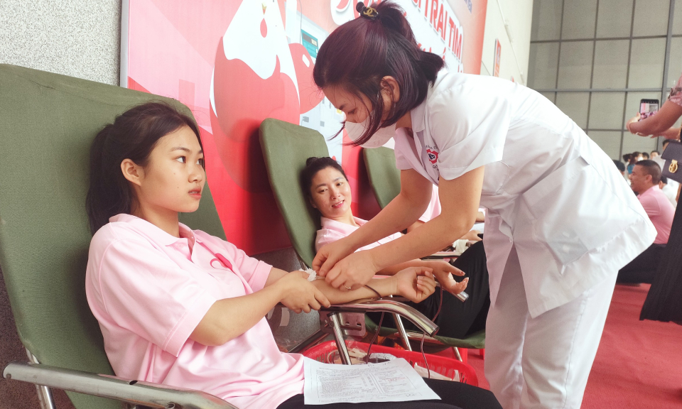 Ngày hội hiến máu tình nguyện huyện Tiên Yên tiếp nhận 375 đơn vị máu