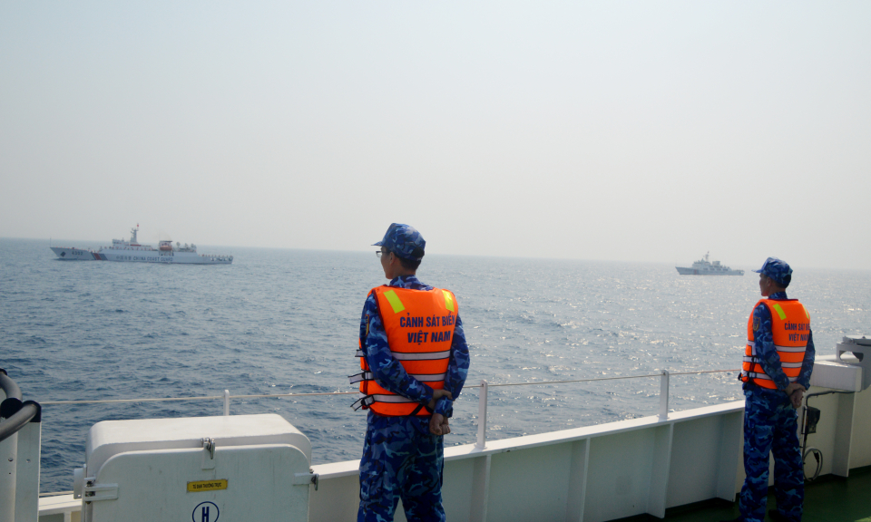 Kết thúc tốt đẹp chuyến tuần tra liên hợp giữa Cảnh sát biển hai nước Việt Nam và Trung Quốc 
