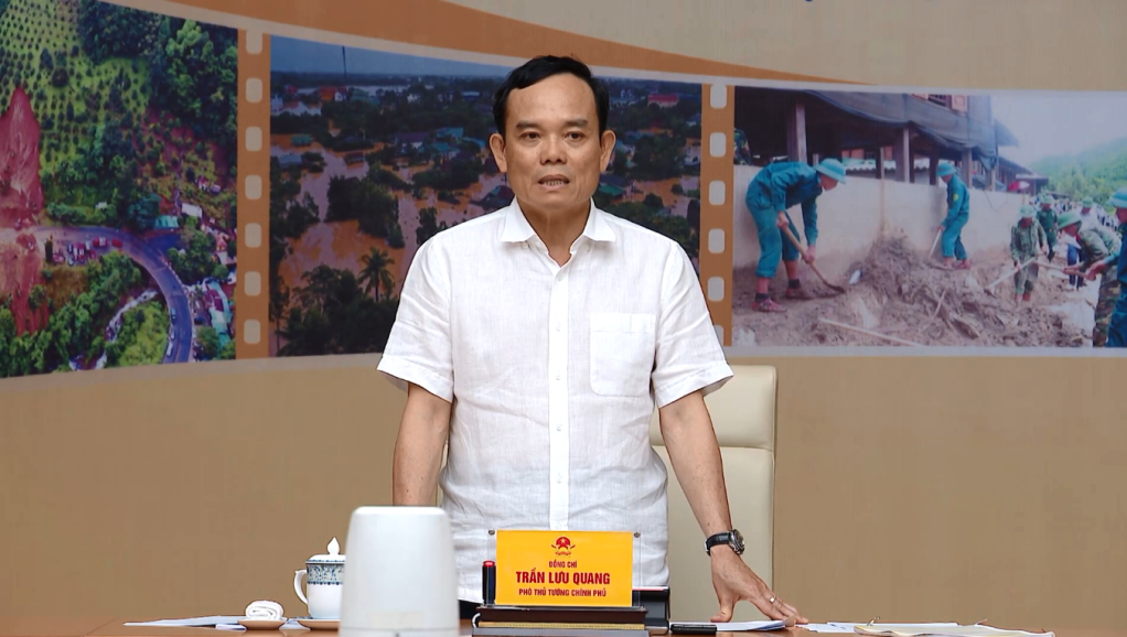 Phó Thủ tướng Chính phủ Trần Lưu Quang phát biểu kết luận Hội nghị. Ảnh: Đình Huy