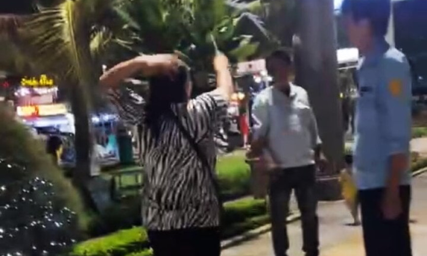 Bình Định: Làm rõ vụ người phụ nữ kề dao vào cổ nhân viên trật tự đô thị