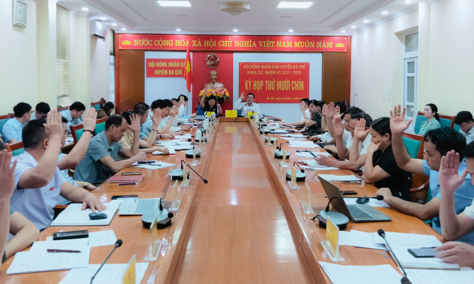 HĐND huyện Ba Chẽ thông qua chủ trương thành lập xã Lương Minh