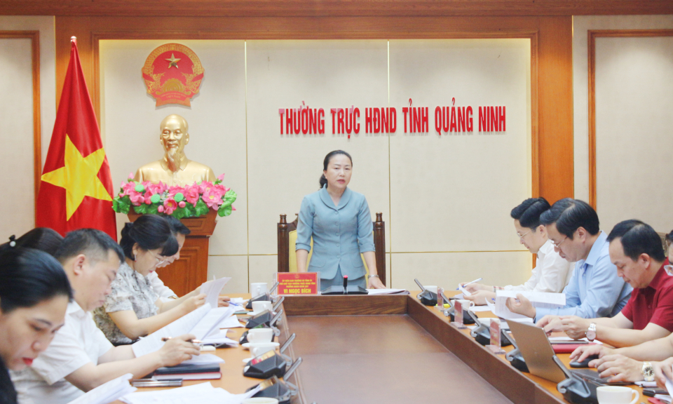 HĐND tỉnh giám sát việc thực hiện thu ngân sách của TP Cẩm Phả
