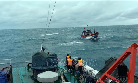 Nghệ An: Tìm thấy thi thể 2 ngư dân trong vụ chìm tàu câu mực trên biển