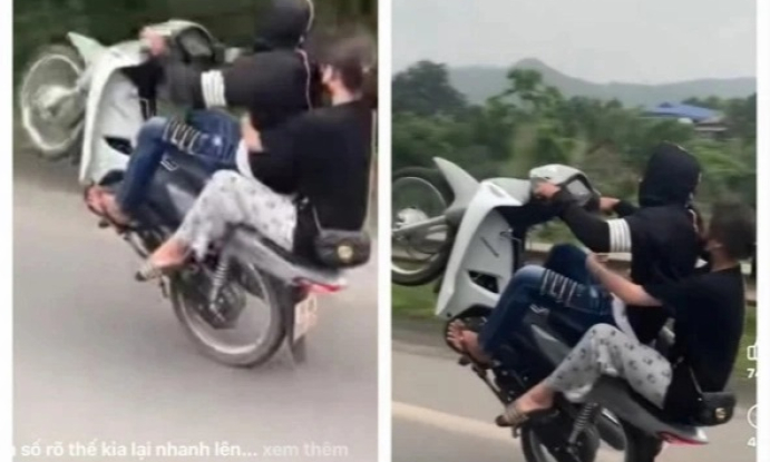 Thái Nguyên: Rủ nhau ra đường bốc đầu xe, đăng mạng xã hội, 8 thanh niên bị khởi tố