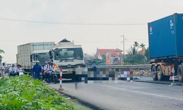 Ngã xe tại đoạn đường đang thi công, nam sinh lớp 12 va vào ô tô tải tử vong