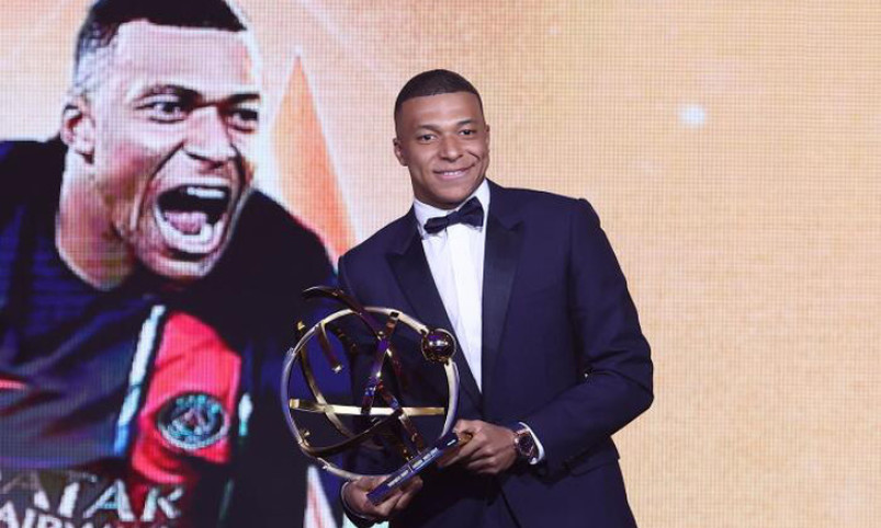 Mbappe đoạt giải 'Cầu thủ xuất sắc nhất nước Pháp' lần thứ 5 liên tiếp