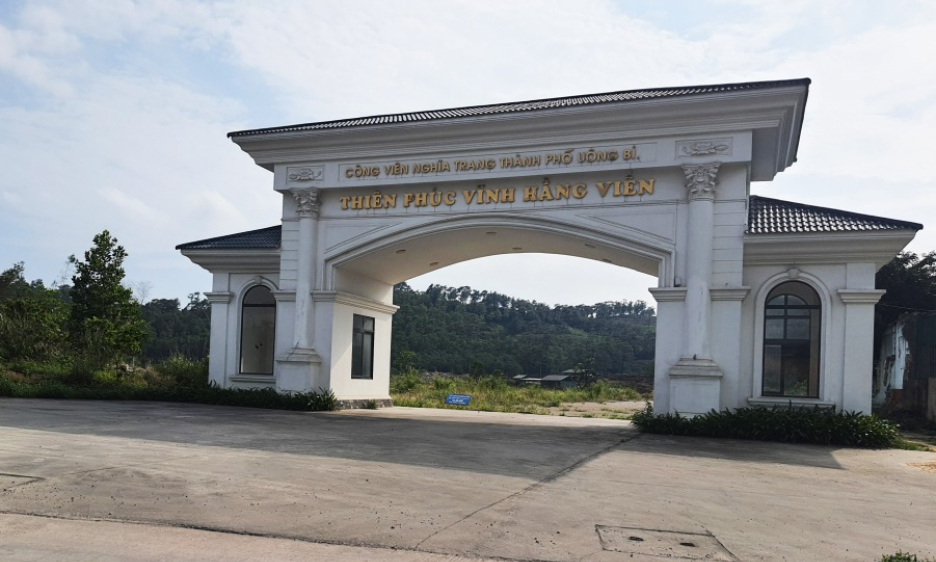 Giao các ngành nghiên cứu, trình phê duyệt giá đất đối với Dự án Công viên nghĩa trang Thiên Phúc Vĩnh Hằng tại TP Uông Bí