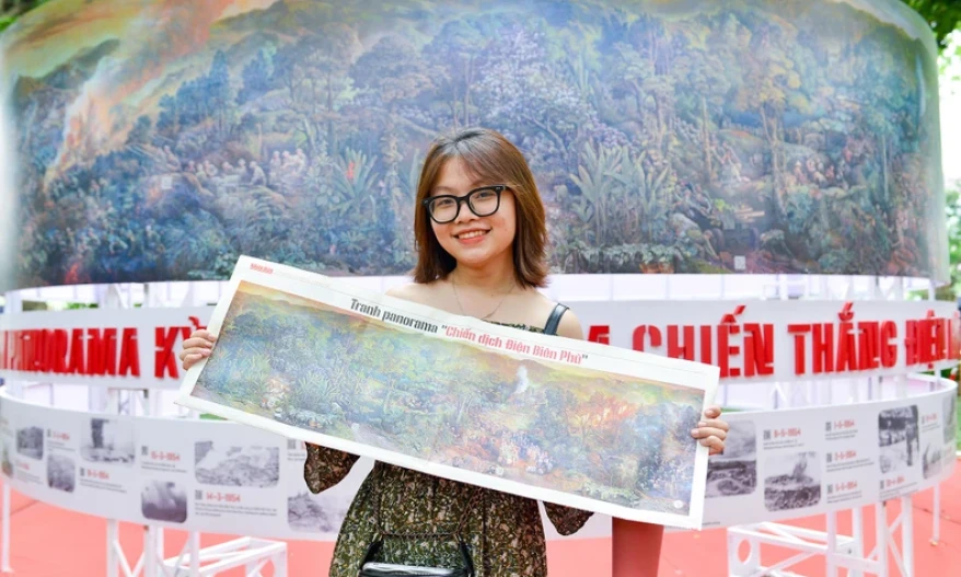 Báo Nhân Dân tặng bạn đọc 100.000 bản phụ san tranh panorama 'Chiến dịch Điện Biên Phủ'