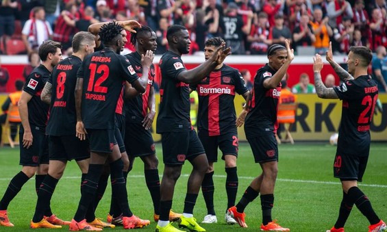 Leverkusen vô địch Bundesliga với thành tích bất bại