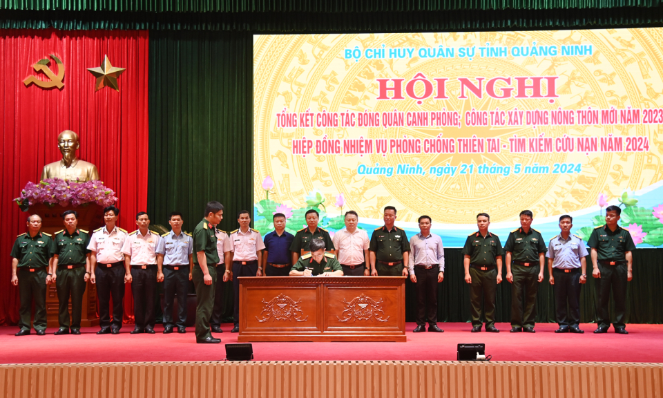Bộ CHQS tỉnh: Tổng kết công tác đóng quân canh phòng, xây dựng nông thôn mới