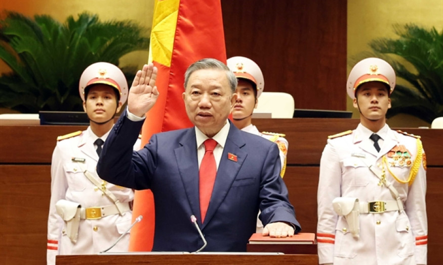 General Tô Lâm elected President, pledging to work towards centennial goal of being a developed nation