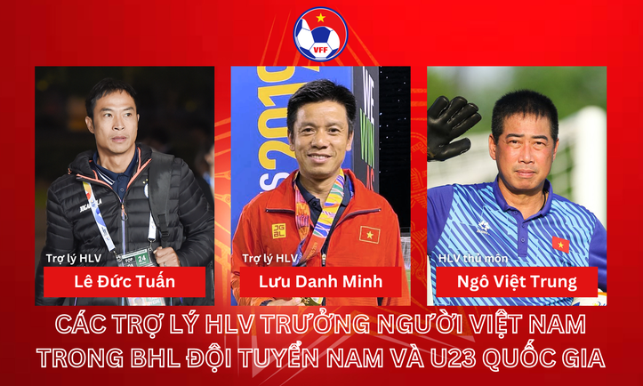 VFF bổ nhiệm 3 trợ lý chuyên môn người Việt cho HLV Kim Sang Sik