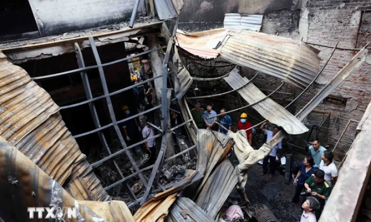 Vụ cháy ở phố Trung Kính: 7 người được cứu sống, nhà có tổng cộng 12 phòng 