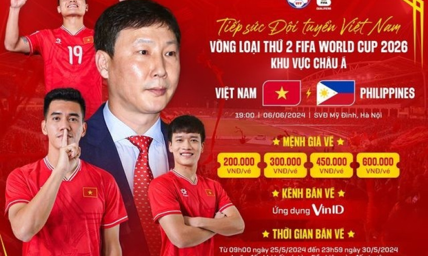 VFF opens ticket sales for Việt Nam and Philippines World Cup qualifier