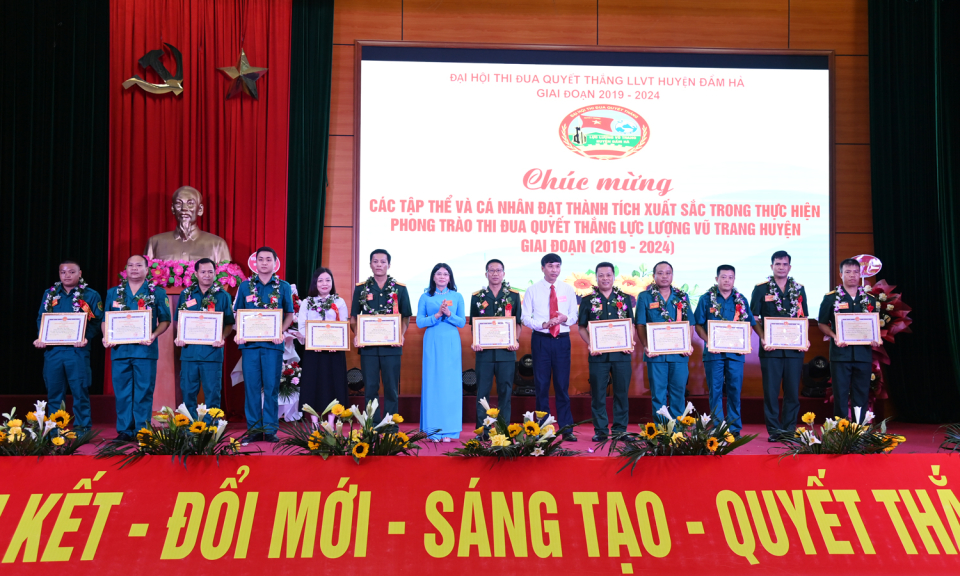 Đại hội Thi đua Quyết thắng LLVT huyện Đầm Hà giai đoạn 2019-2024