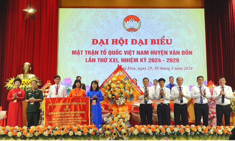 Đại hội Đại biểu MTTQ Việt Nam huyện Vân Đồn lần thứ XXI, nhiệm kỳ 2024-2029