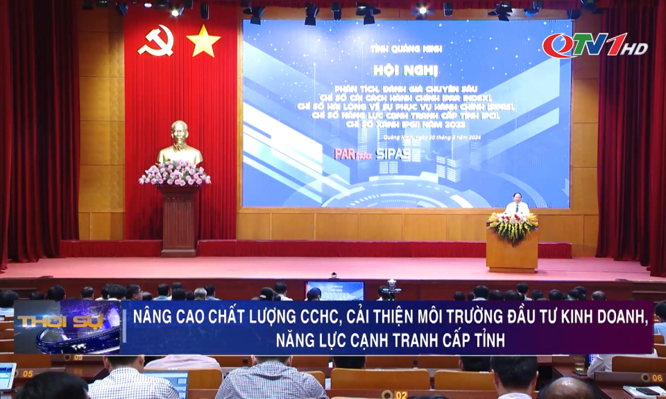 Tiếp tục đi sâu nâng cao chất lượng CCHC, cải thiện môi trường đầu tư kinh doanh, nâng cao năng lực cạnh tranh cấp tỉnh