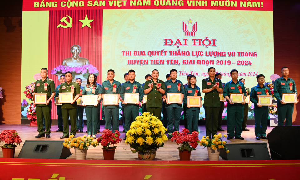 Đại hội thi đua Quyết thắng LLVT huyện Tiên Yên giai đoạn 2019-2024